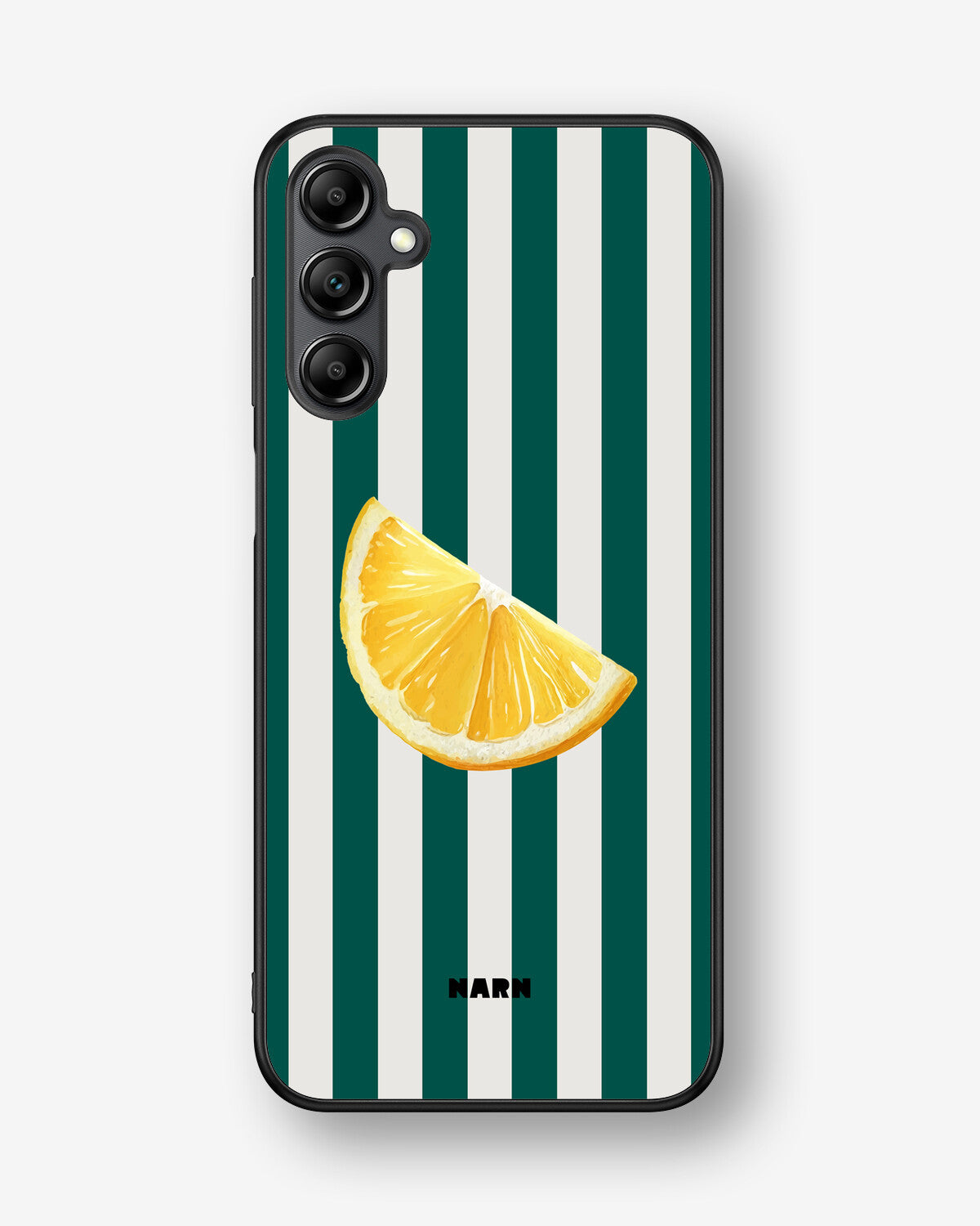 Samsung Galaxy A14 Hard Case – Lemon Stripes - View 1