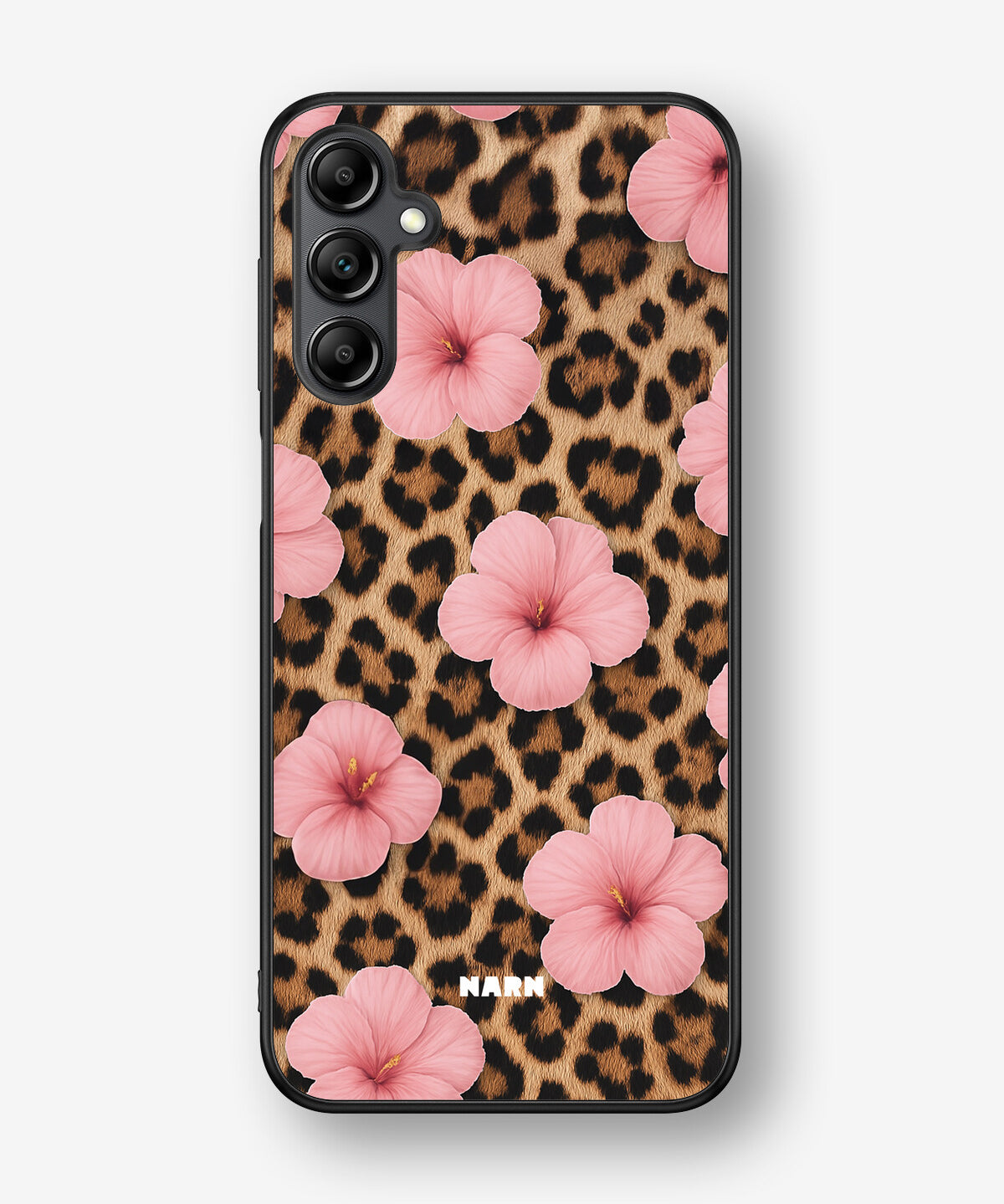 Samsung Galaxy A14 Hard Case – Leopard Flower - View 1