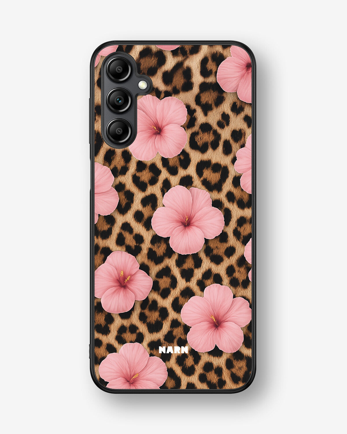 Samsung Galaxy A14 Hard Case – Leopard Flower - View 1