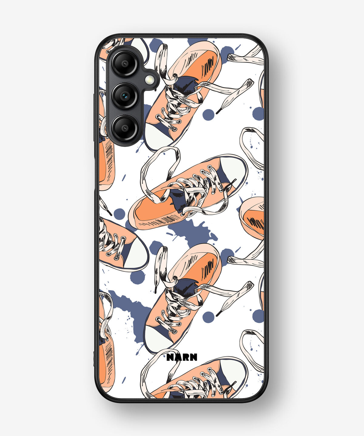 Samsung Galaxy A14 Hard Case – Apricot Sneakers - View 1