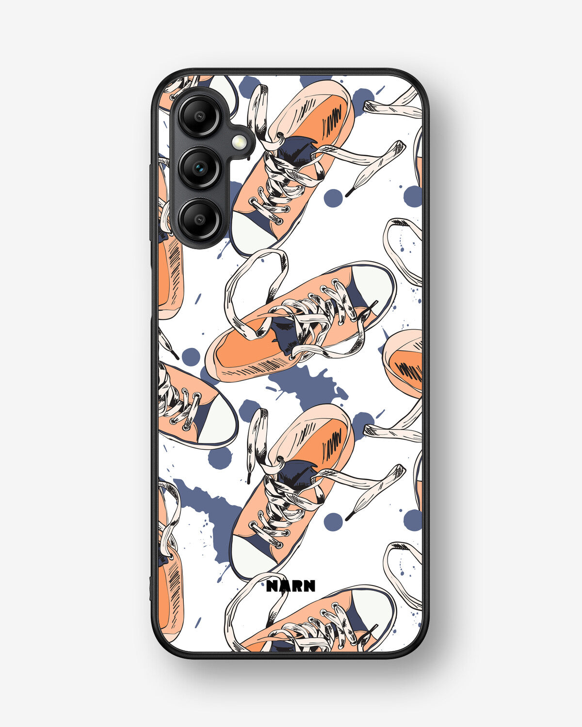 Samsung Galaxy A14 Hard Case – Apricot Sneakers - View 1