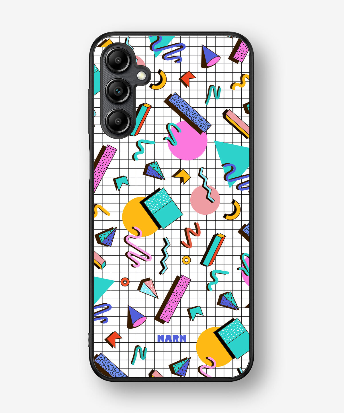Samsung Galaxy A14 Hard Case – 80s Memphis - View 1