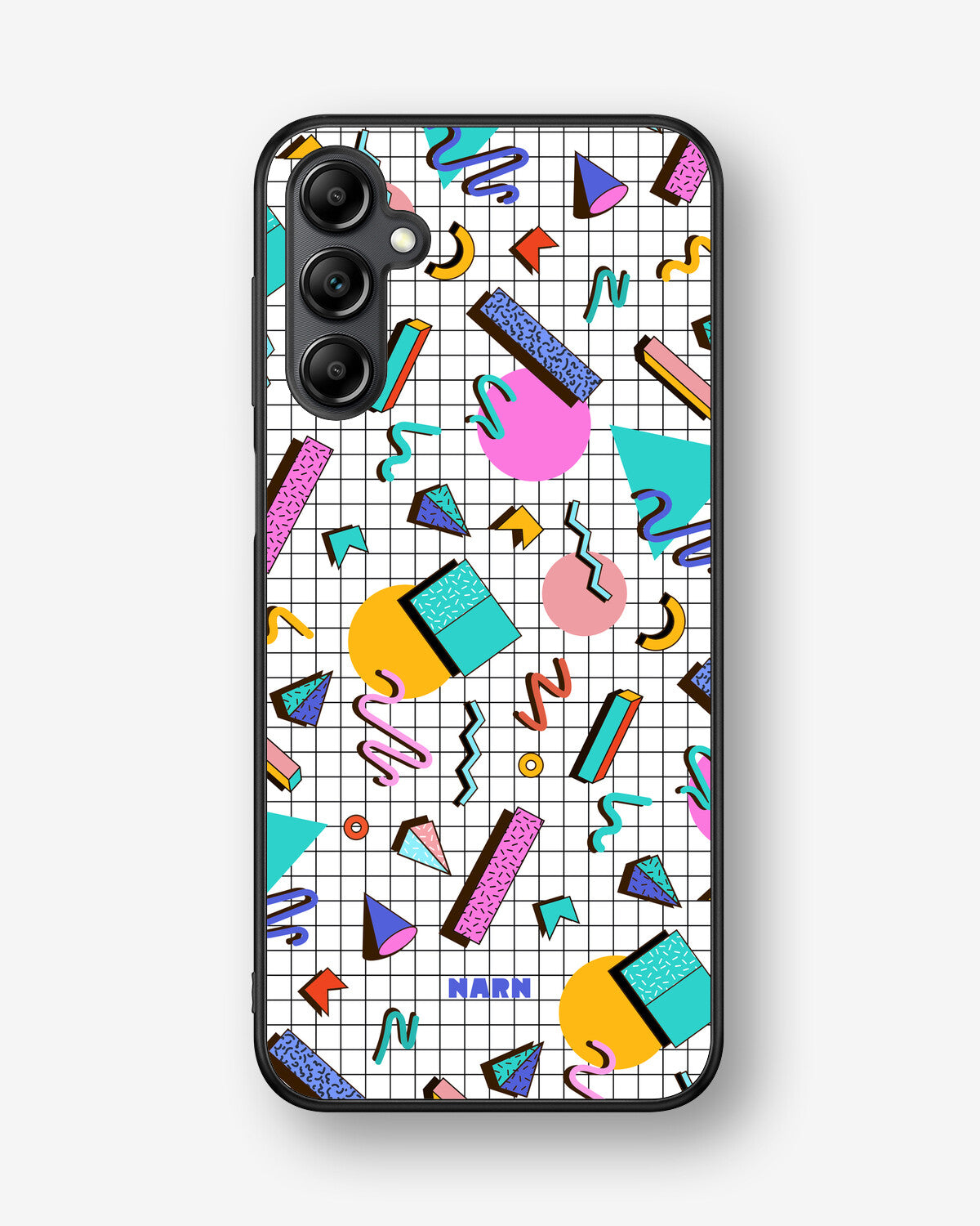 Samsung Galaxy A14 Hard Case – 80s Memphis - View 1