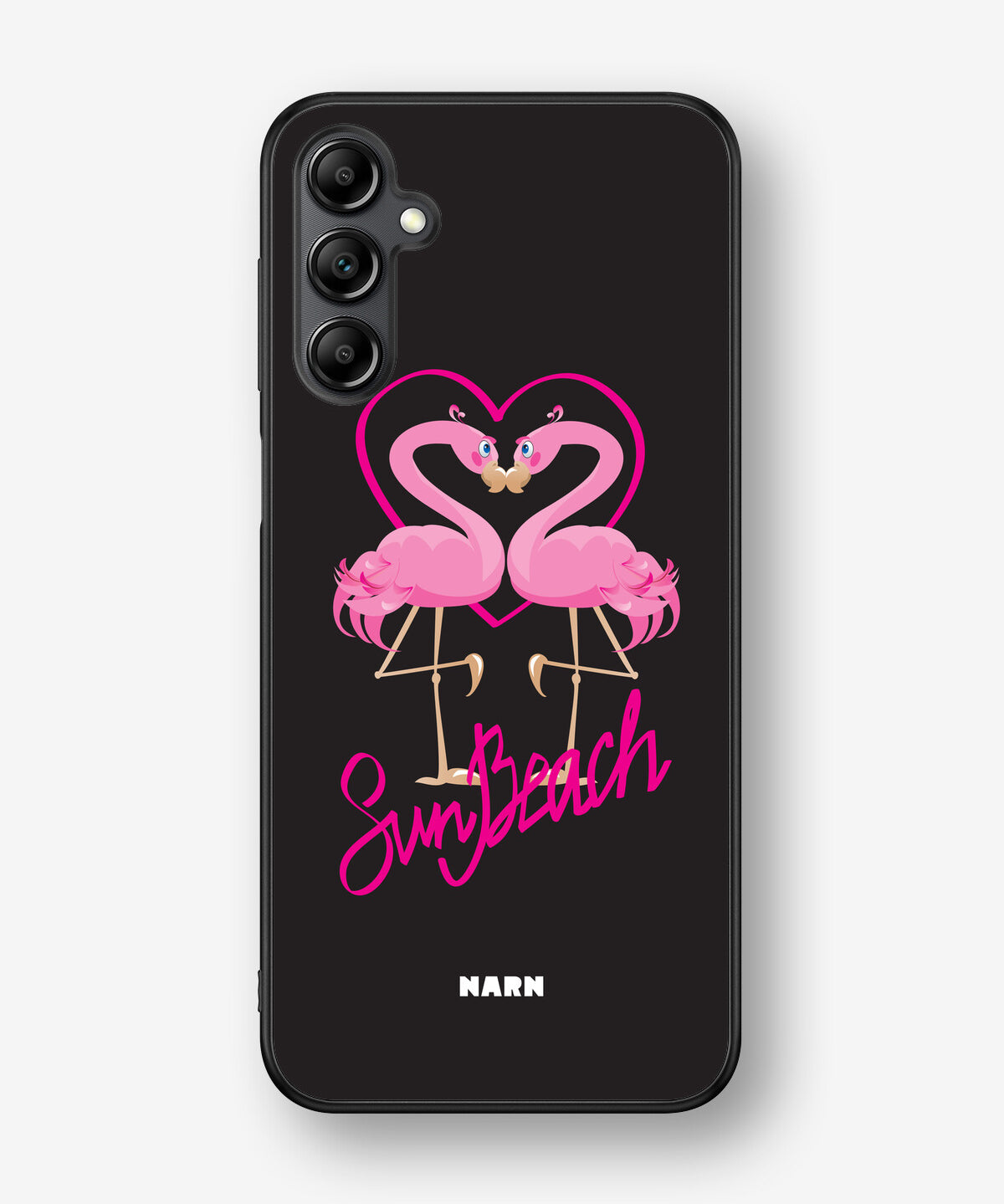 Samsung Galaxy A14 Hard Case – Beach Flamingo - View 1