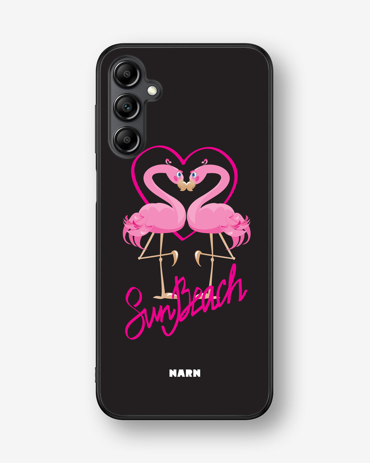 Samsung Galaxy A14 Hard Case – Beach Flamingo - View 1