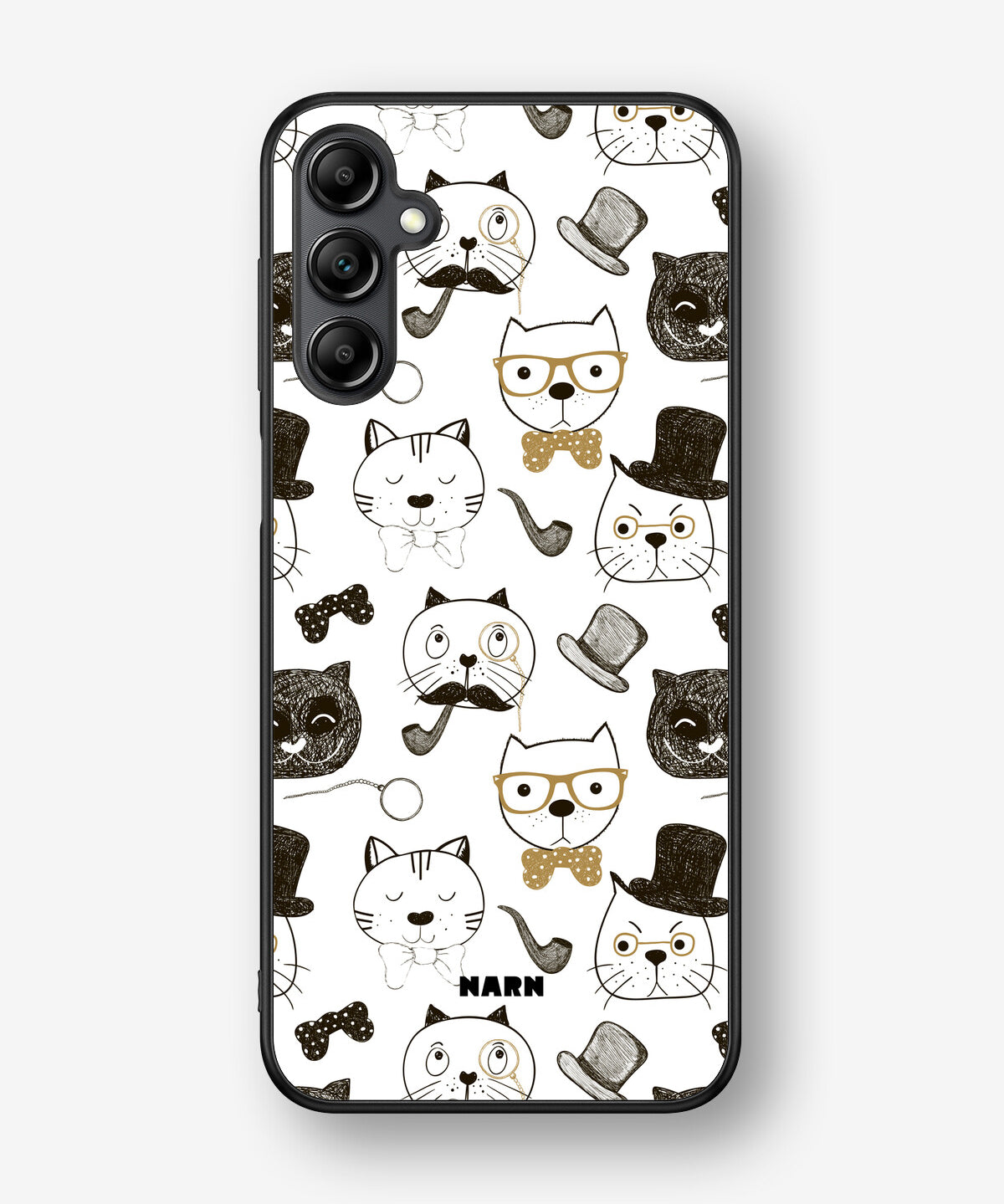 Samsung Galaxy A14 Hard Case – Cartoon Cats - View 1