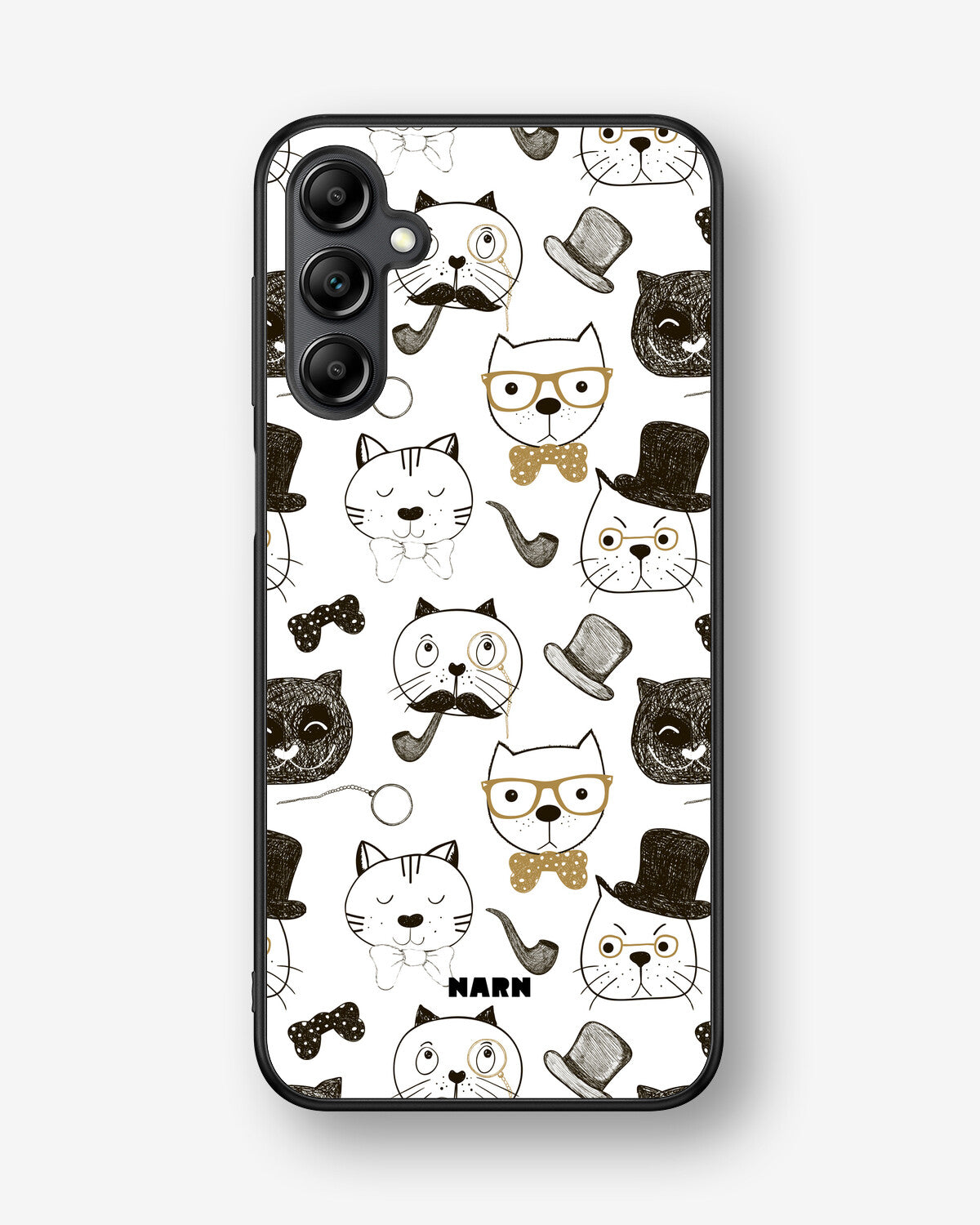 Samsung Galaxy A14 Hard Case – Cartoon Cats - View 1