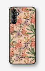 Samsung Galaxy A14 Hard Case – Flamingos & Flowers - View 1