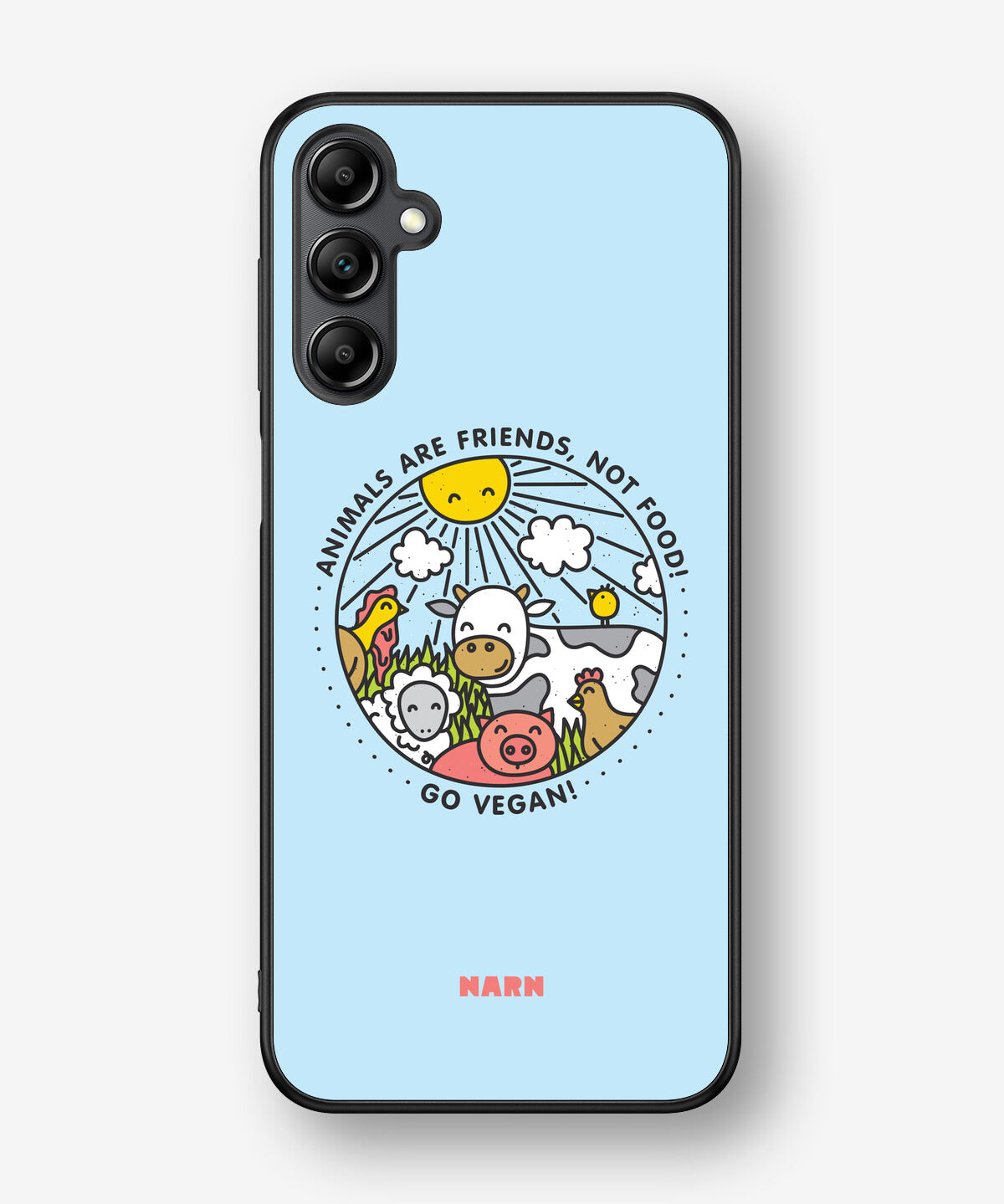Samsung Galaxy A14 Hard Case – Friends, Not Food - View 1