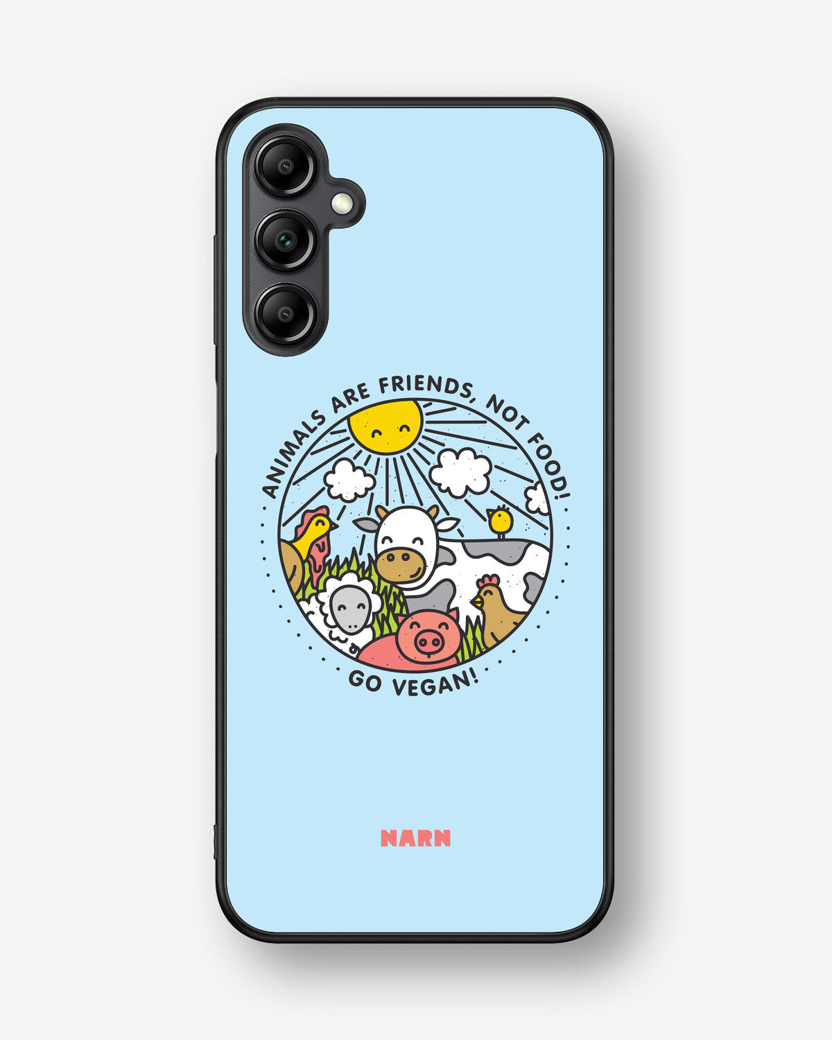 Samsung Galaxy A14 Hard Case – Friends, Not Food - View 1