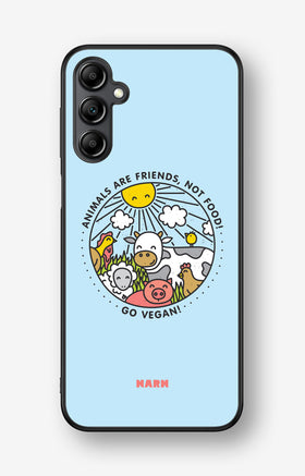 Samsung Galaxy A14 Hard Case – Friends, Not Food - View 1