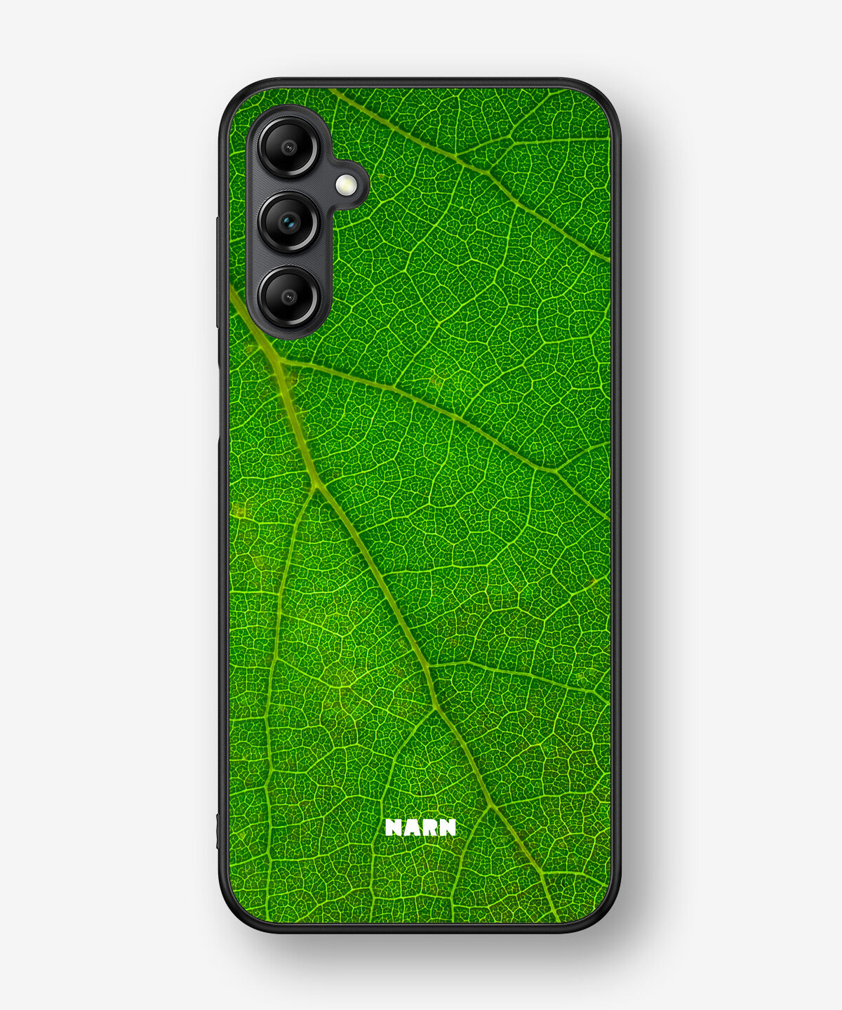 Samsung Galaxy A14 Hard Case – Green Leafy - View 1