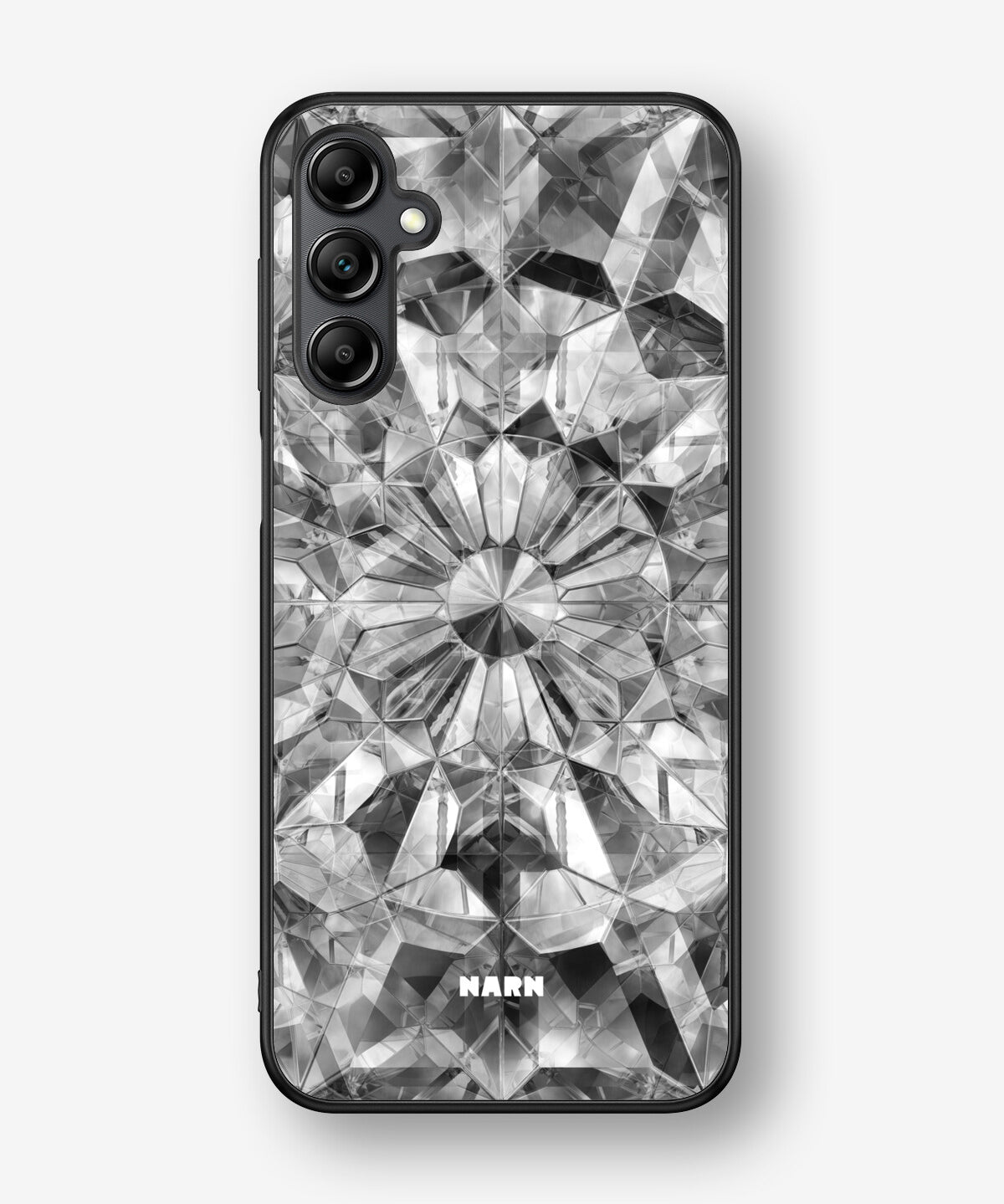 Samsung Galaxy A14 Hard Case – Grey Crystals - View 1