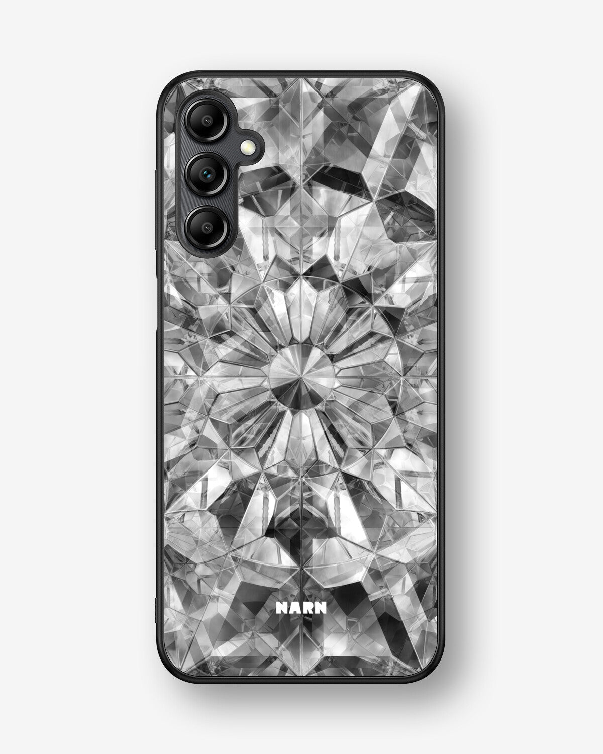 Samsung Galaxy A14 Hard Case – Grey Crystals - View 1