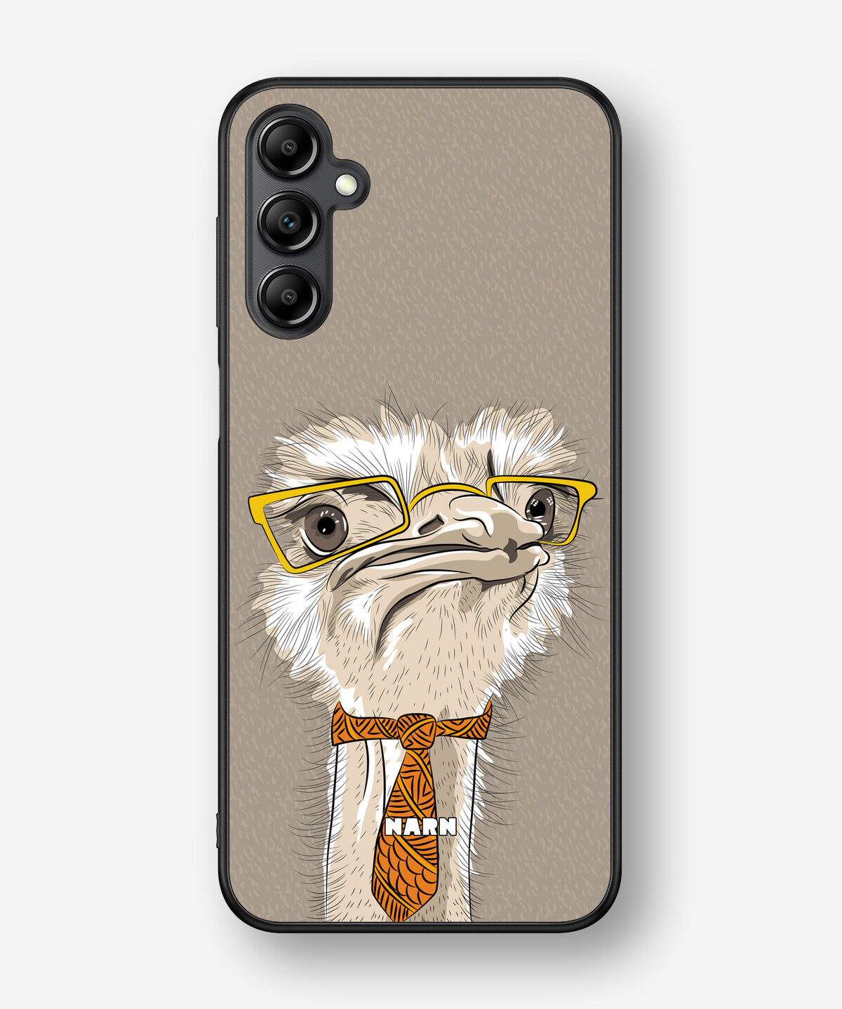 Samsung Galaxy A14 Hard Case – Hipster Ostrich - View 1