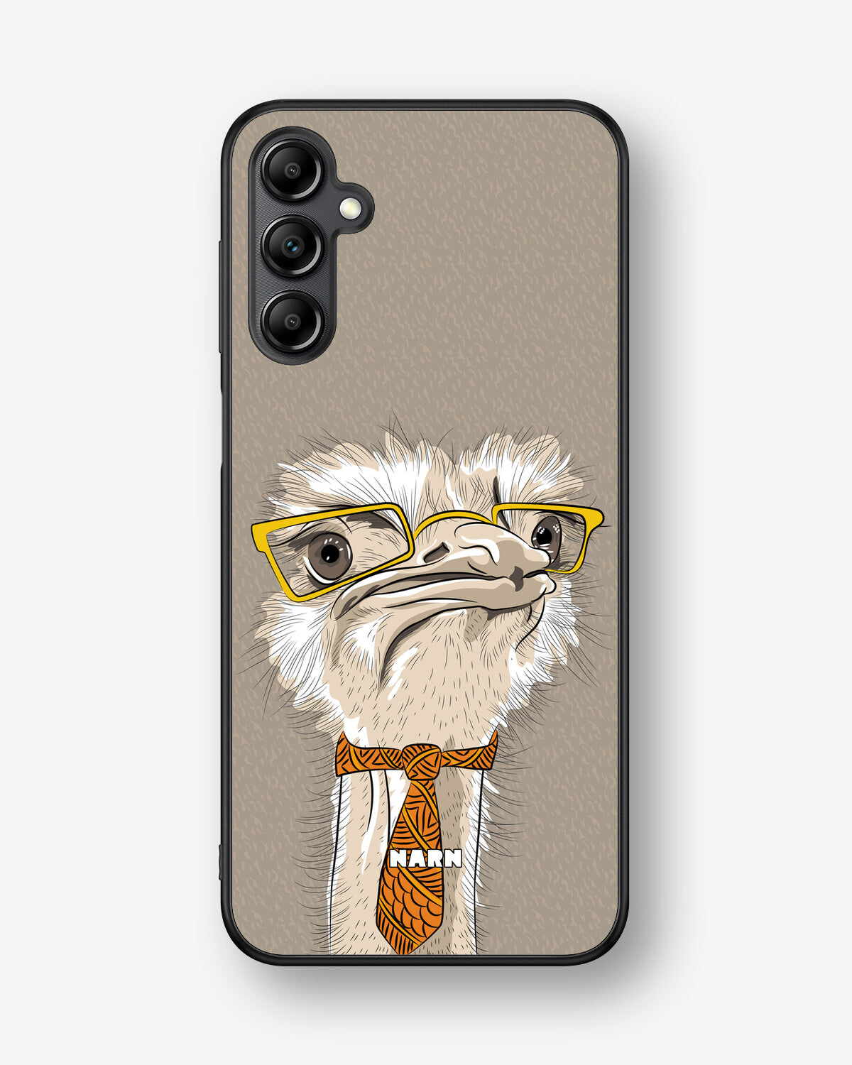 Samsung Galaxy A14 Hard Case – Hipster Ostrich - View 1