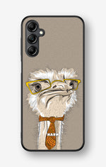Samsung Galaxy A14 Hard Case – Hipster Ostrich - View 1