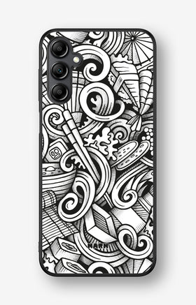 Samsung Galaxy A14 Hard Case – Japanese Pattern - View 1