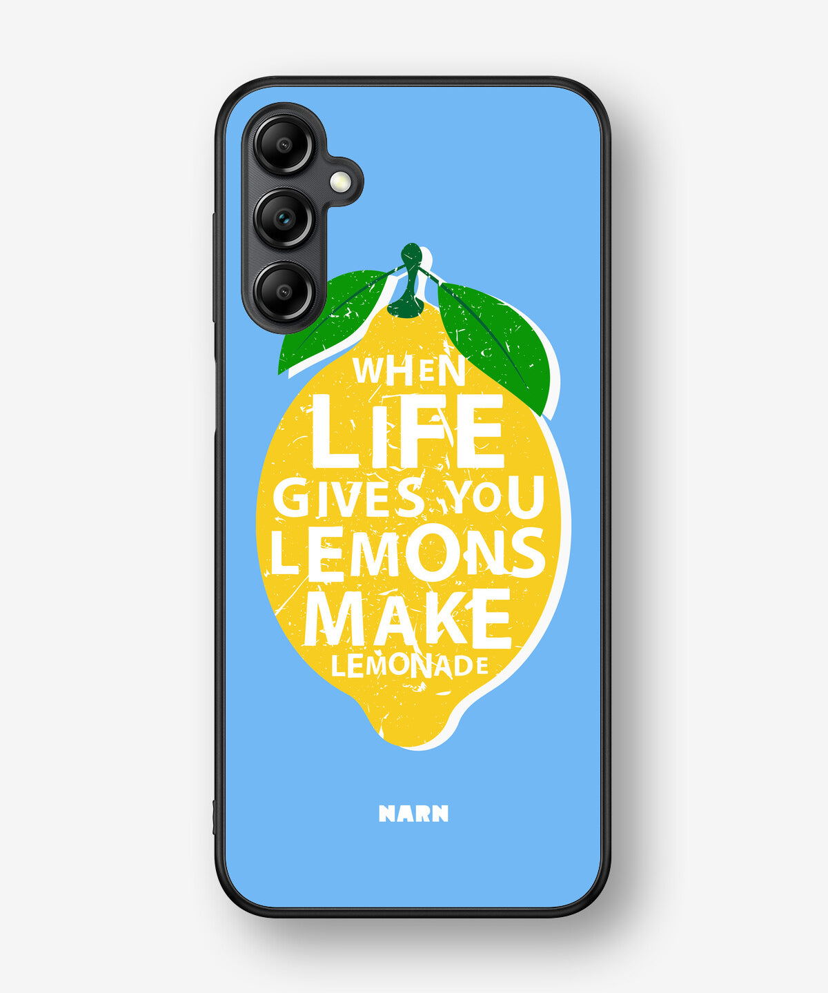 Samsung Galaxy A14 Hard Case – Lemon Quote - View 1