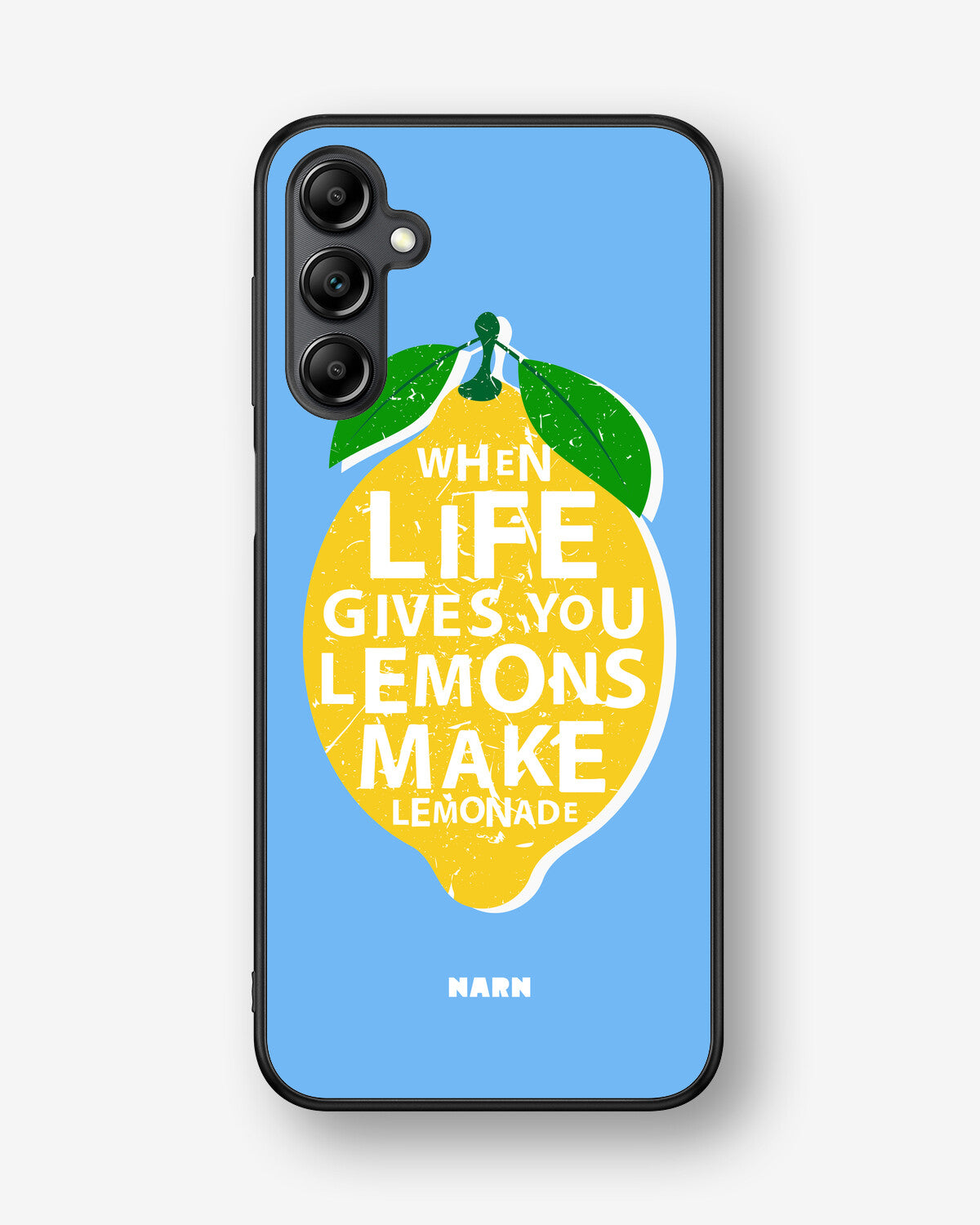 Samsung Galaxy A14 Hard Case – Lemon Quote - View 1