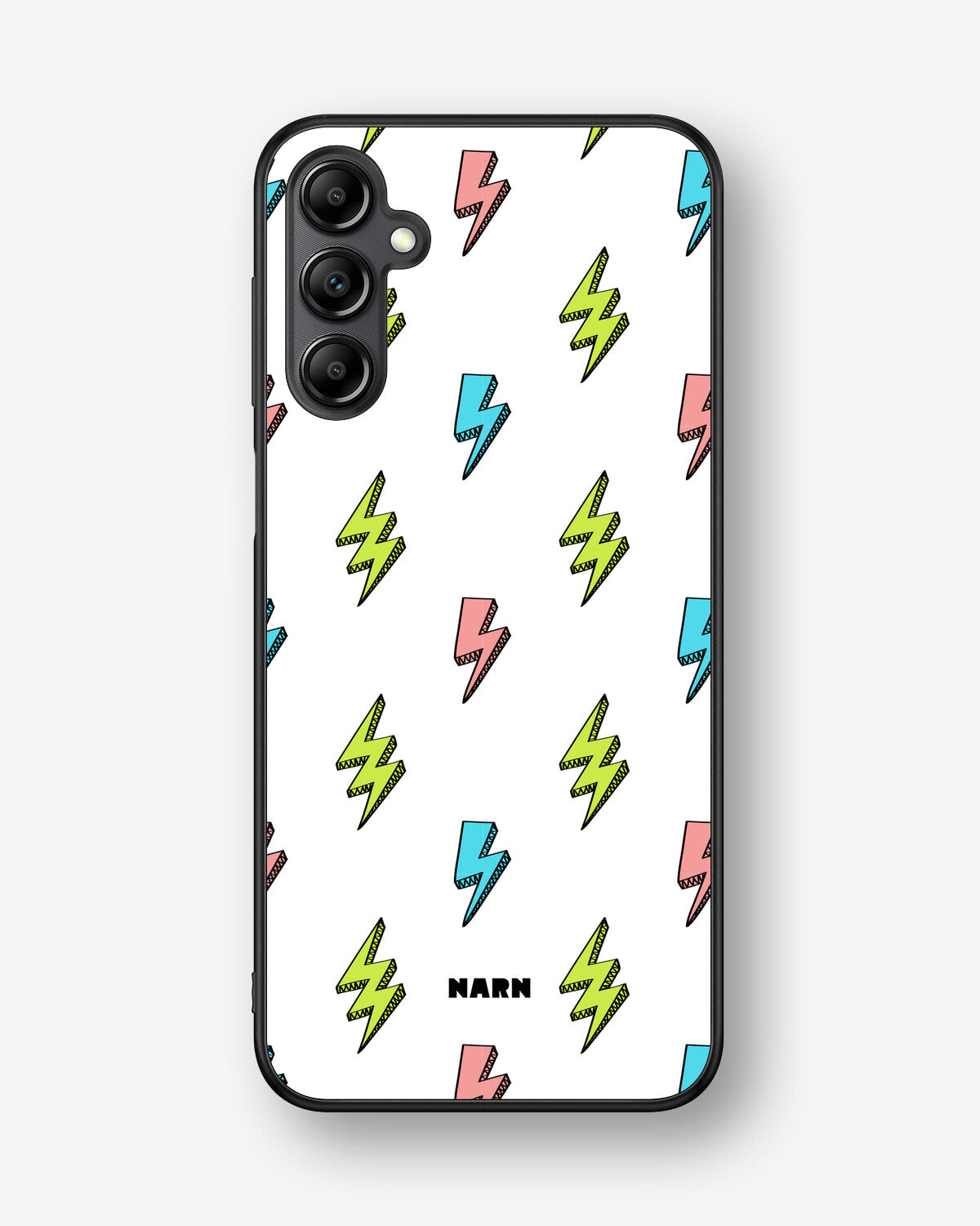 Samsung Galaxy A14 Hard Case – Lightning Bolts - View 1