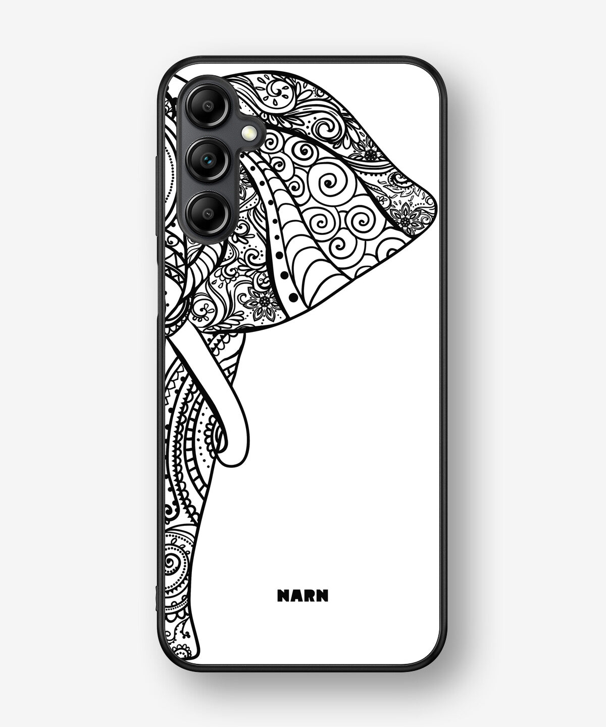 Samsung Galaxy A14 Hard Case – Mandala Elephant - View 1