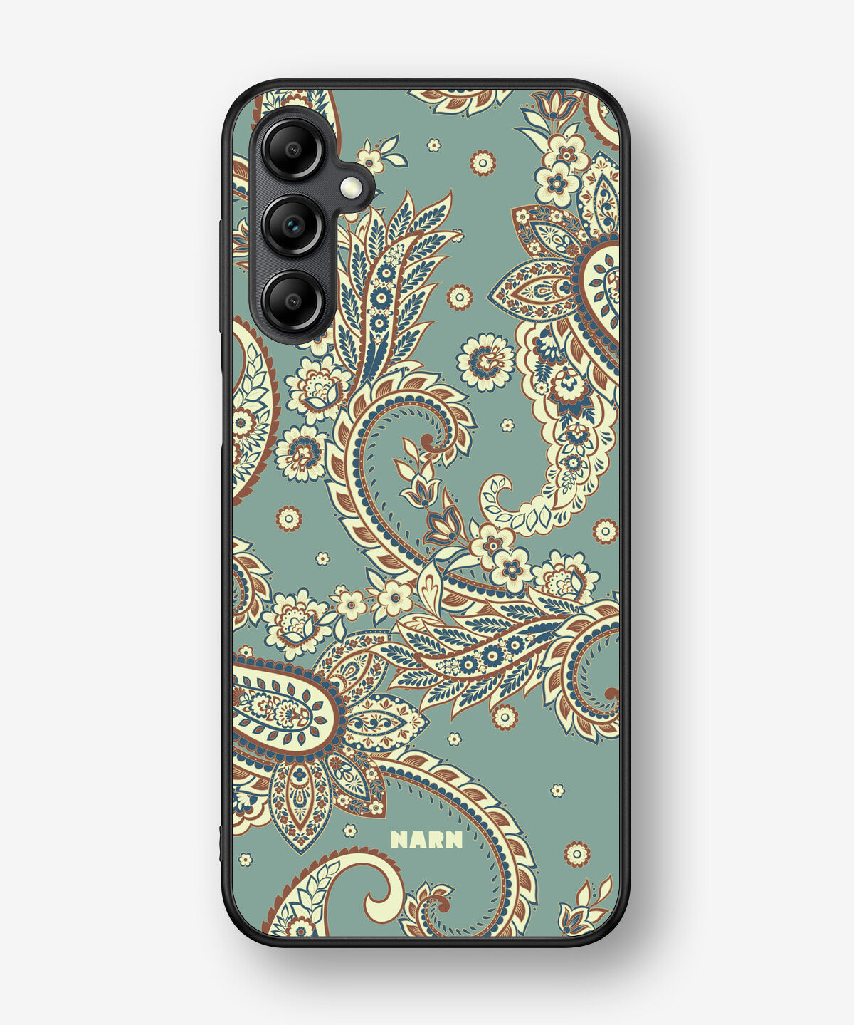 Samsung Galaxy A14 Hard Case – Paisley Green - View 1