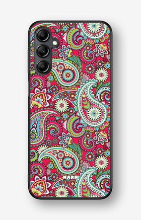Samsung Galaxy A14 Hard Case – Paisley Paradise - View 1