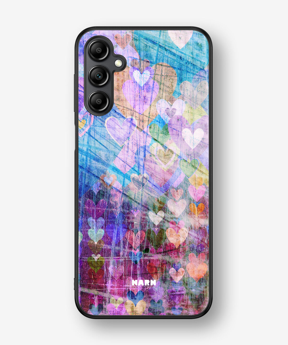 Samsung Galaxy A14 Hard Case – Purple Hearts - View 1