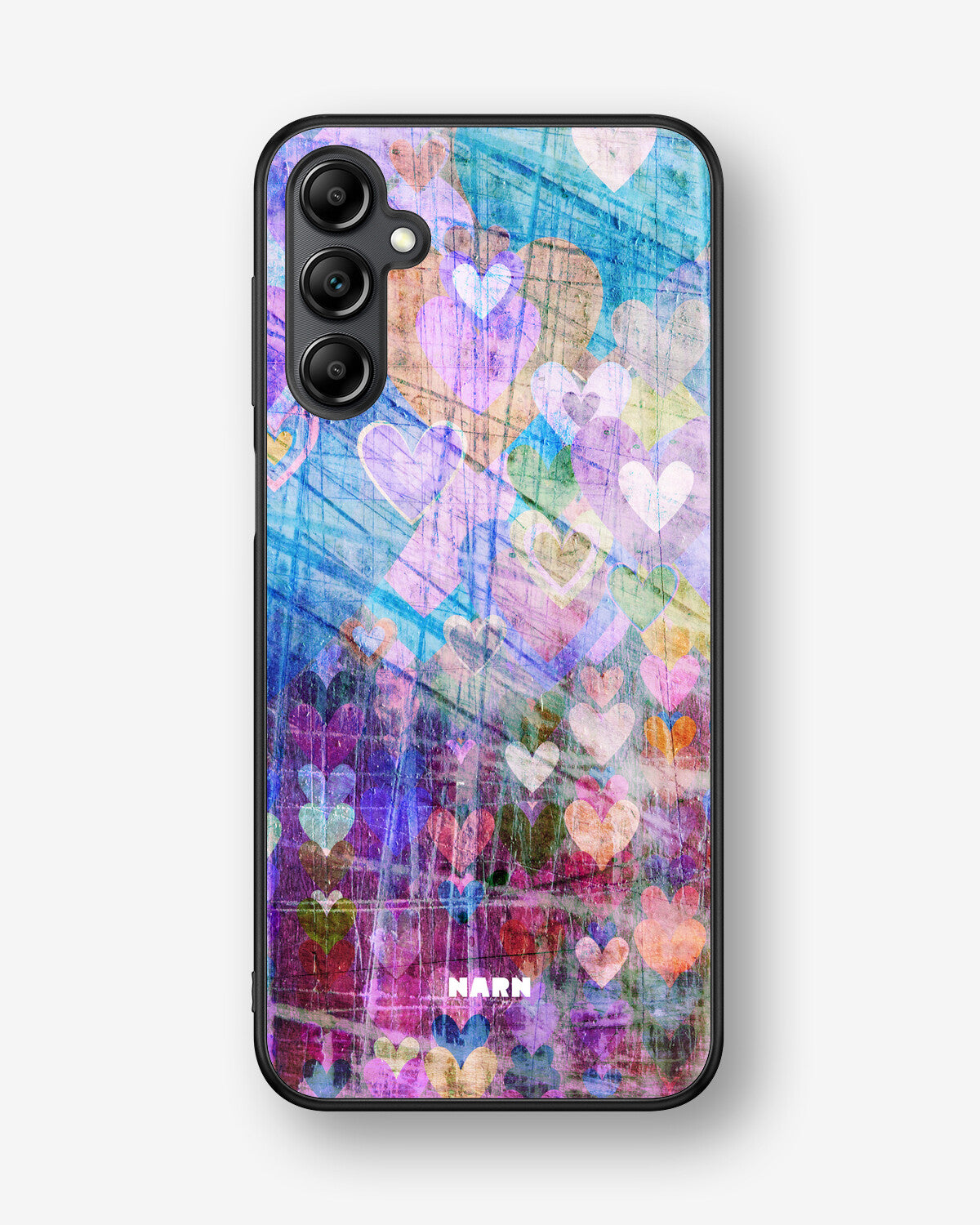 Samsung Galaxy A14 Hard Case – Purple Hearts - View 1