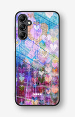 Samsung Galaxy A14 Hard Case – Purple Hearts - View 1