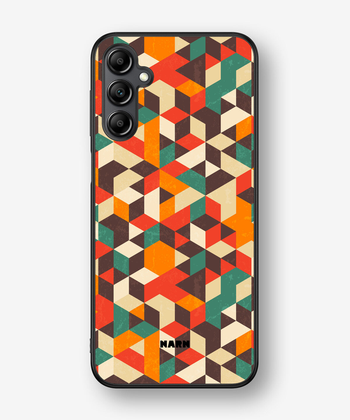 Samsung Galaxy A14 Hard Case – Retro Geometric - View 1