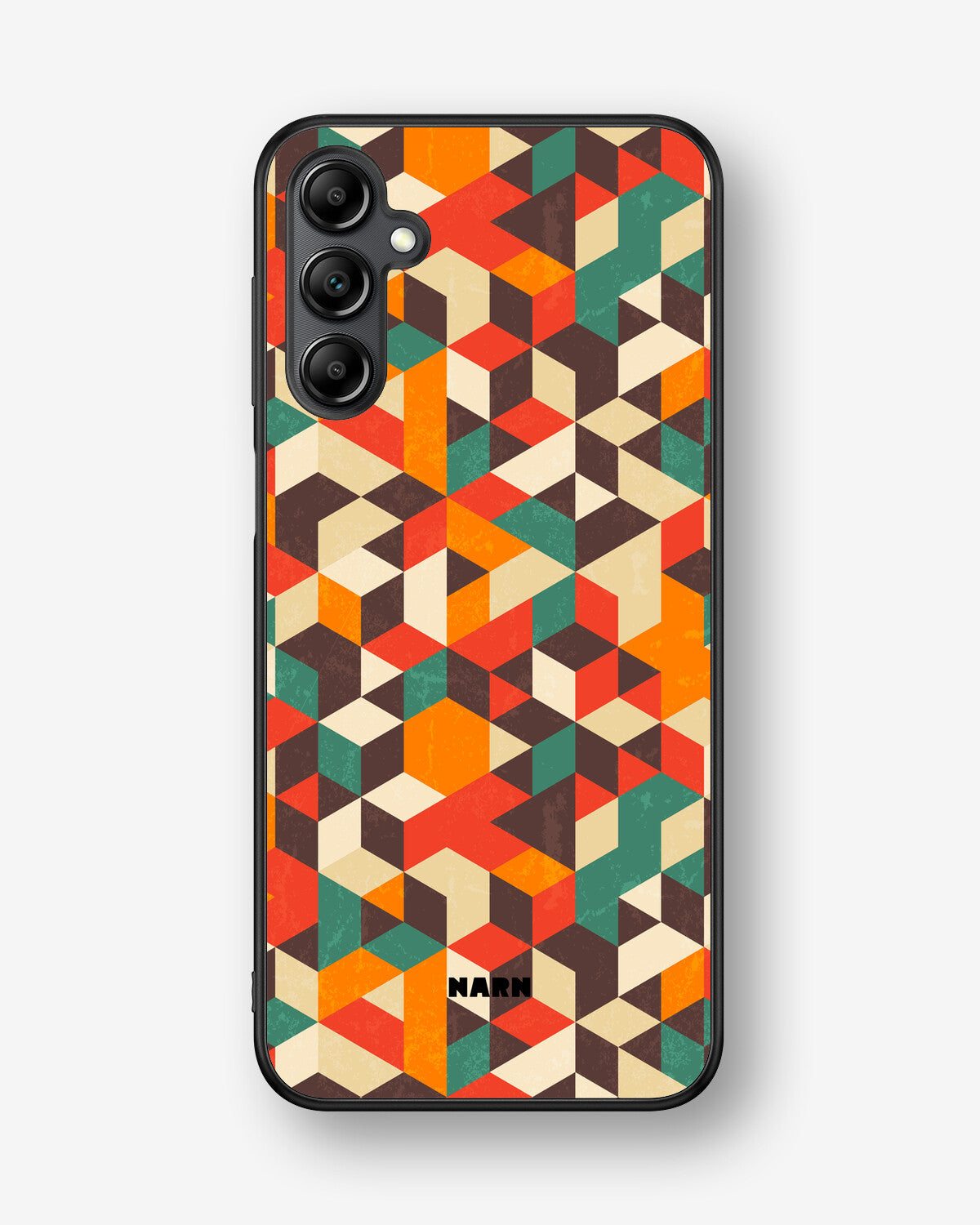 Samsung Galaxy A14 Hard Case – Retro Geometric - View 1