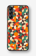 Samsung Galaxy A14 Hard Case – Retro Geometric - View 1