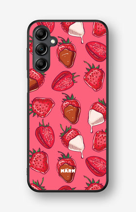 Samsung Galaxy A14 Hard Case – Strawberry Chocolate - View 1