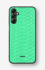 Samsung Galaxy A14 Hard Case – Turquoise Snake - View 1