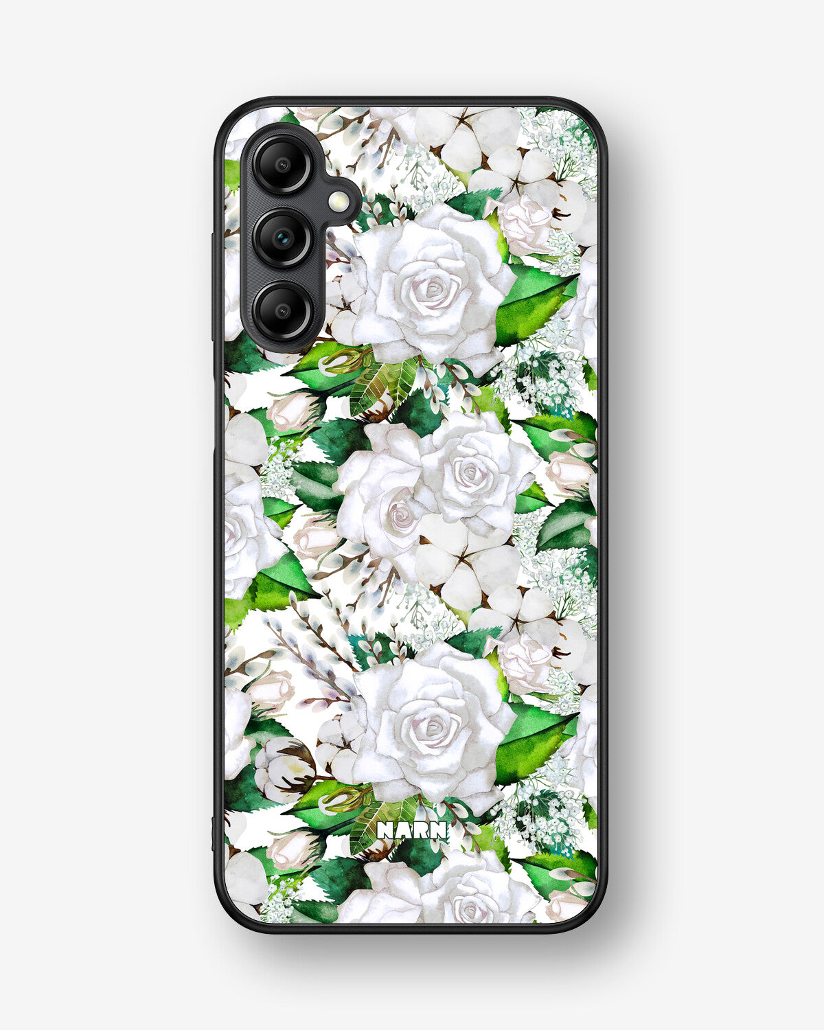 Samsung Galaxy A14 Hard Case – White Bloom - View 1