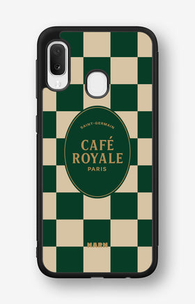 Samsung Galaxy A20e Hard Case – Cafe Royale - View 1