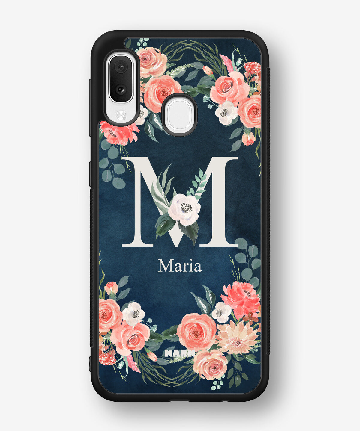 Samsung Galaxy A20e Hard Case – Custom - Floral - View 1