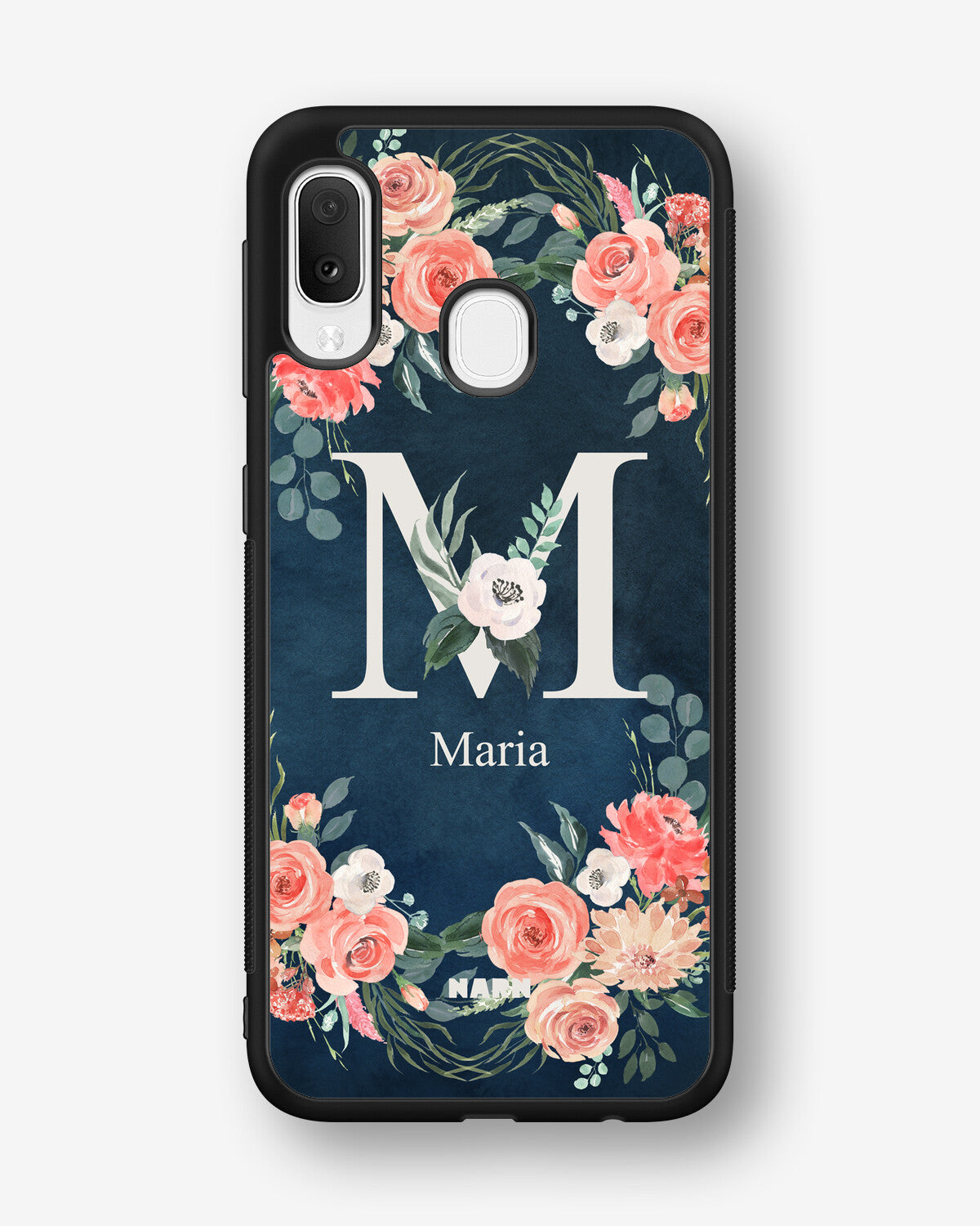 Samsung Galaxy A20e Hard Case – Custom - Floral - View 1