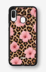 Samsung Galaxy A20e Hard Case – Leopard Flower - View 1