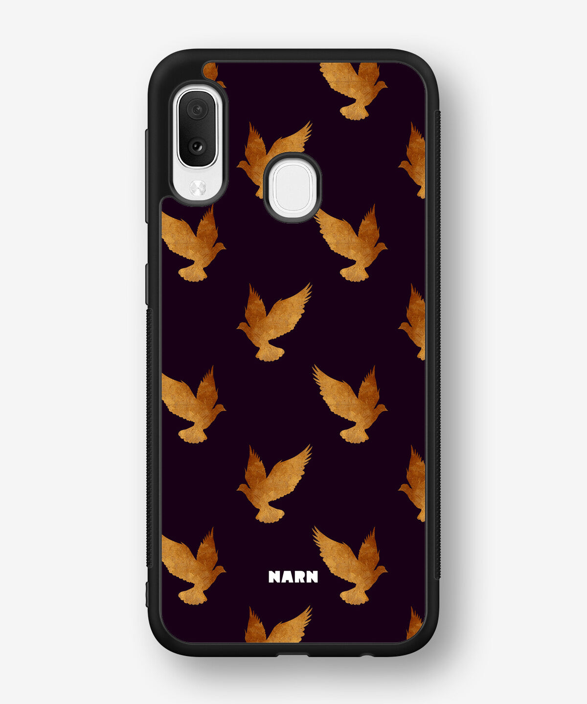 Samsung Galaxy A20e Hard Case – Royal Doves - View 1