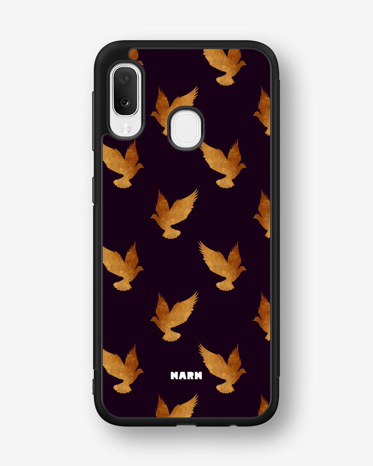 Samsung Galaxy A20e Hard Case – Royal Doves - View 1