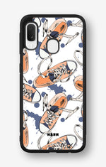 Samsung Galaxy A20e Hard Case – Apricot Sneakers - View 1