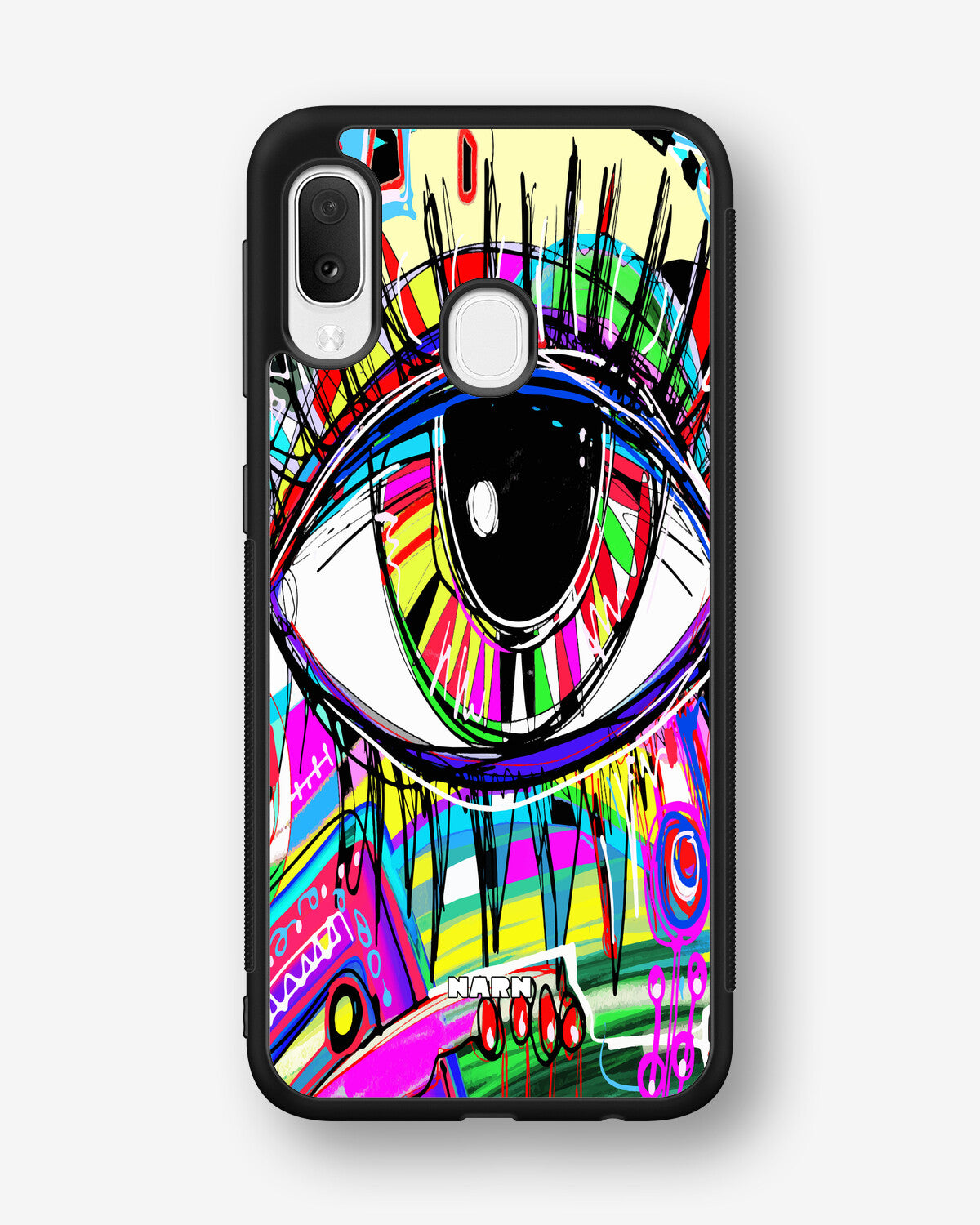 Samsung Galaxy A20e Hard Case – Abstract Eye - View 1