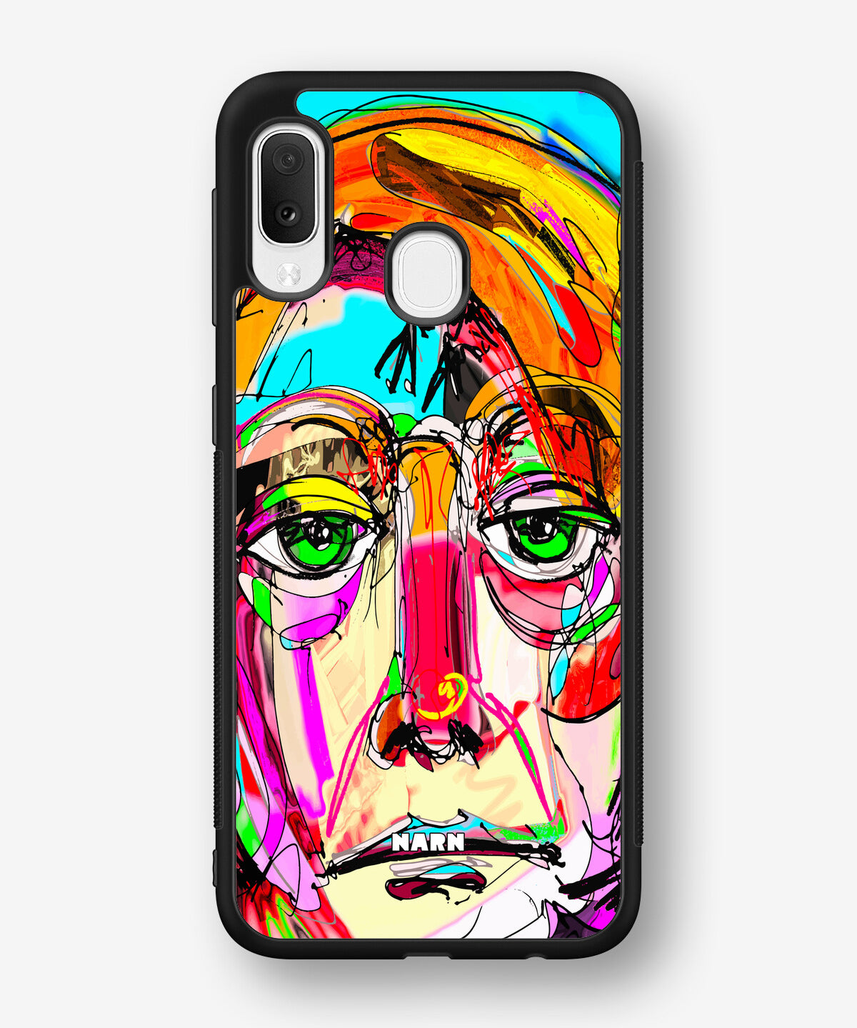 Samsung Galaxy A20e Hard Case – Abstract Portrait - View 1