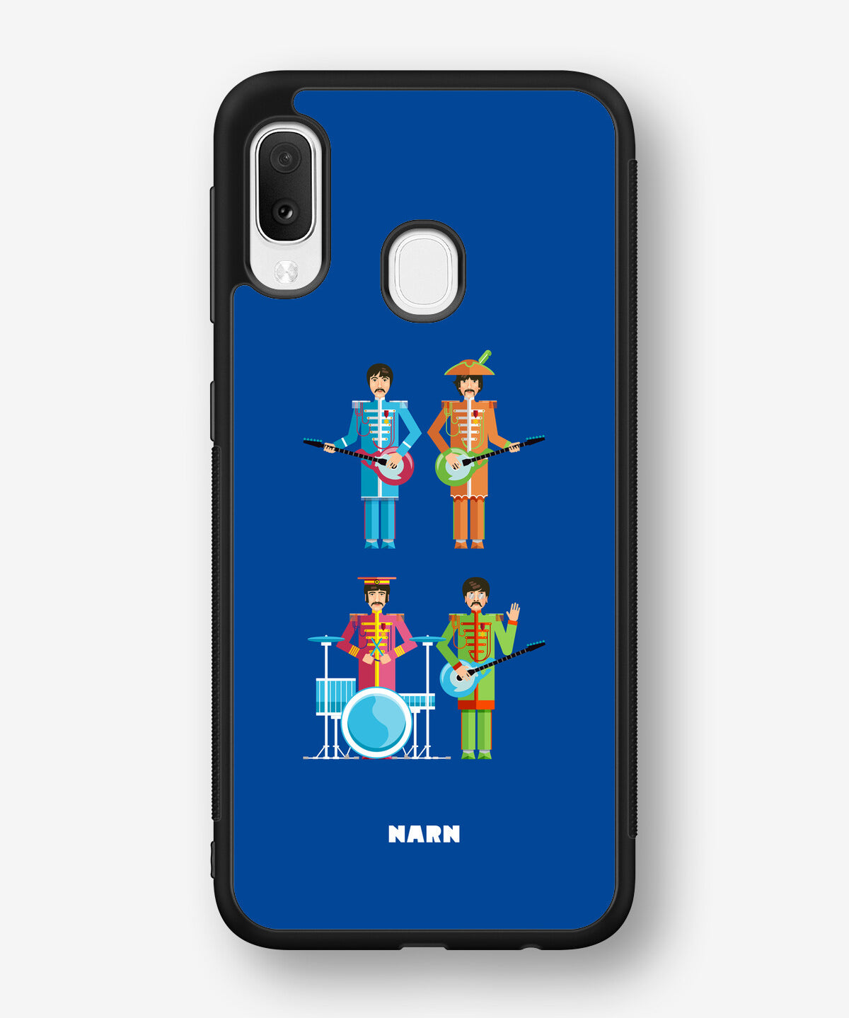 Samsung Galaxy A20e Hard Case – Beatles Blue - View 1
