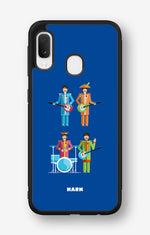 Samsung Galaxy A20e Hard Case – Beatles Blue - View 1