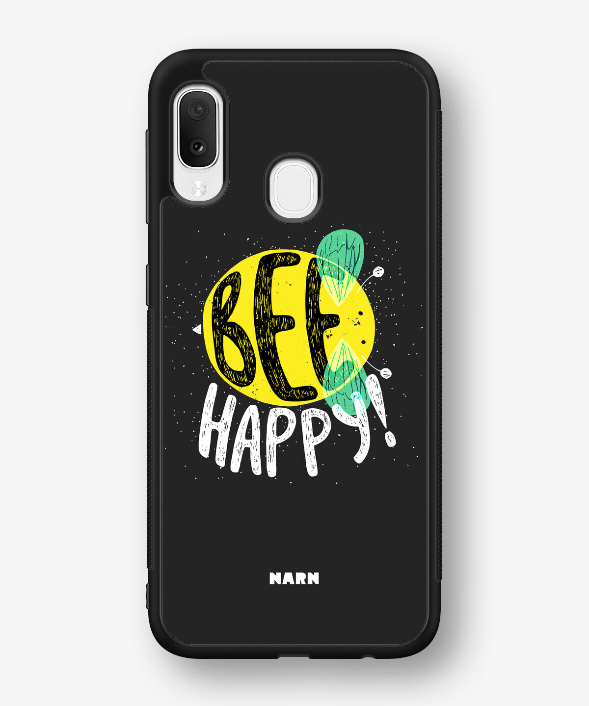Samsung Galaxy A20e Hard Case – BEE Happy - View 1