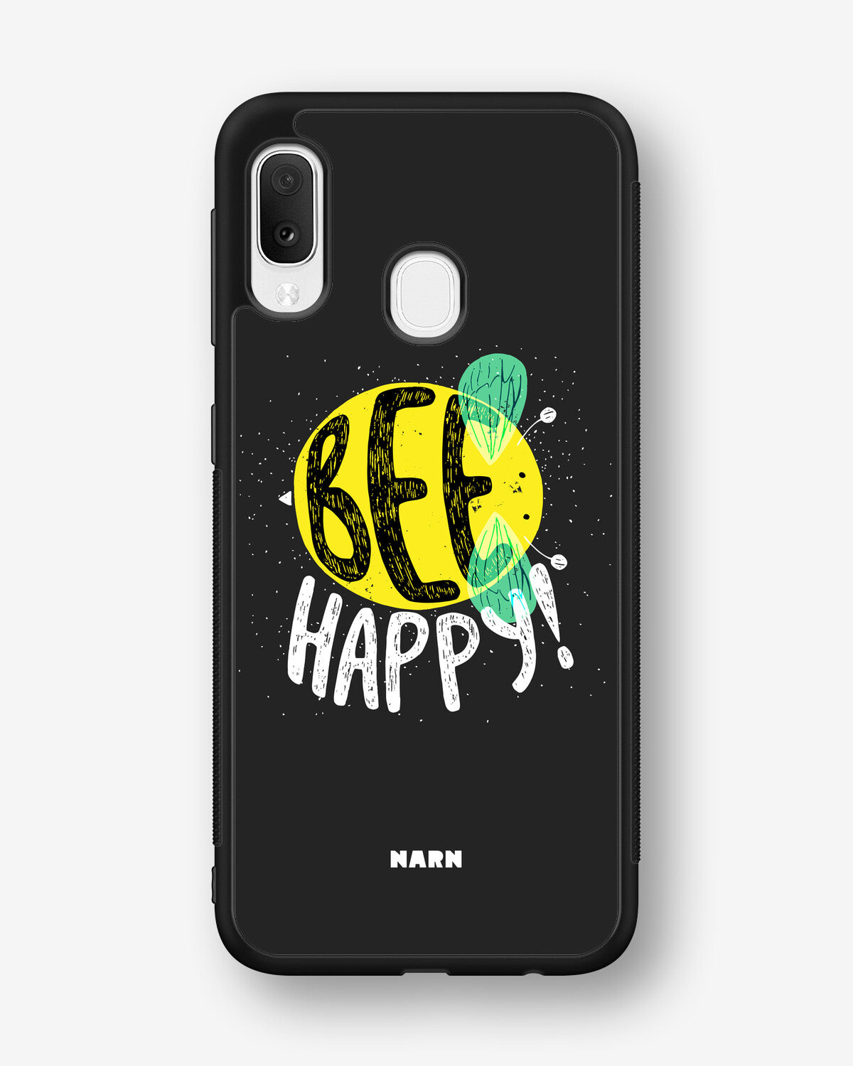 Samsung Galaxy A20e Hard Case – BEE Happy - View 1